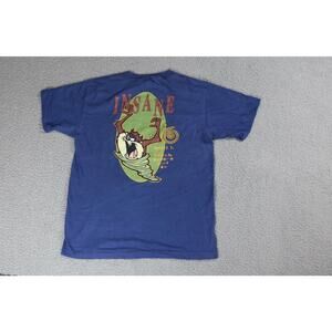 Vintage Taz T Shirt INSANE Tornado Small Multi Double Sided Single Stitch